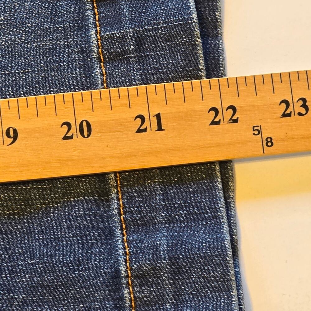 Talbots Denim Jean Mini Skirt Womens Plus Size 20 Blue Stretch Nautical Classic - Picture 8 of 9